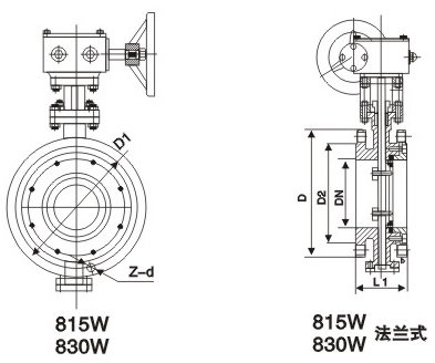 D343H-美标法蘭式(shi)蝶閥