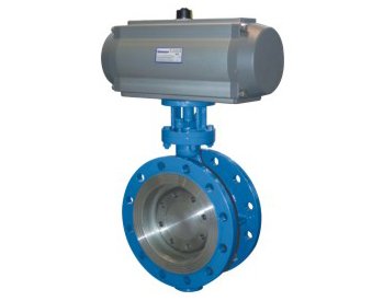 D643H氣動(dòng)法蘭連接(jie)金屬密封(feng)蝶閥